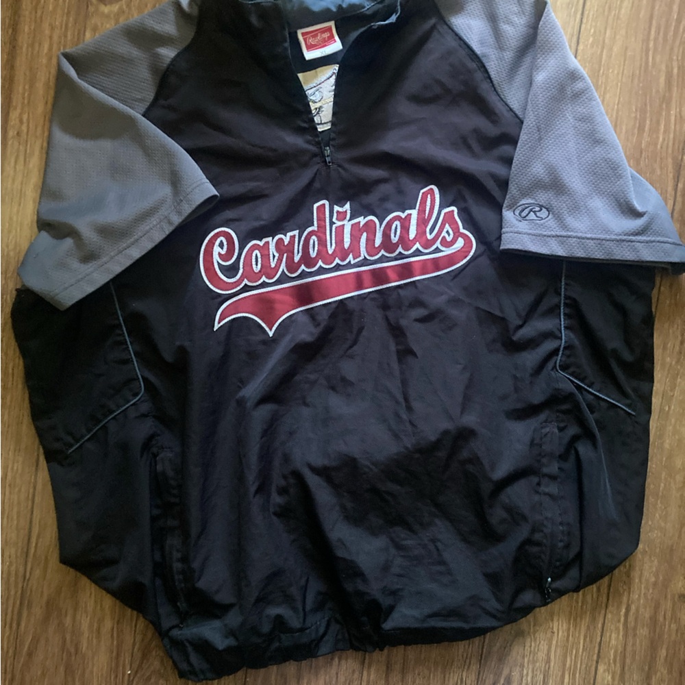 Rawlings Black Jacket with Embroidered Detail